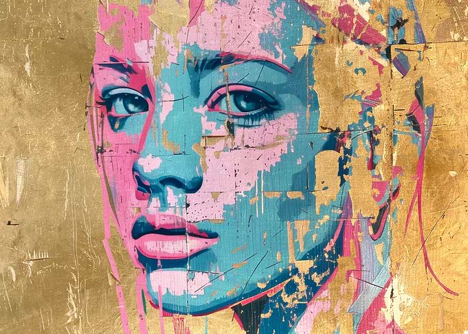Gold Leaf Portrait