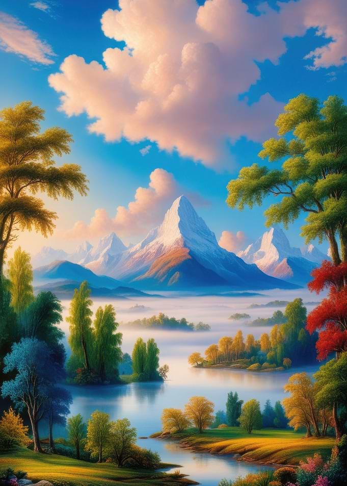 Mountain Lake Serenity