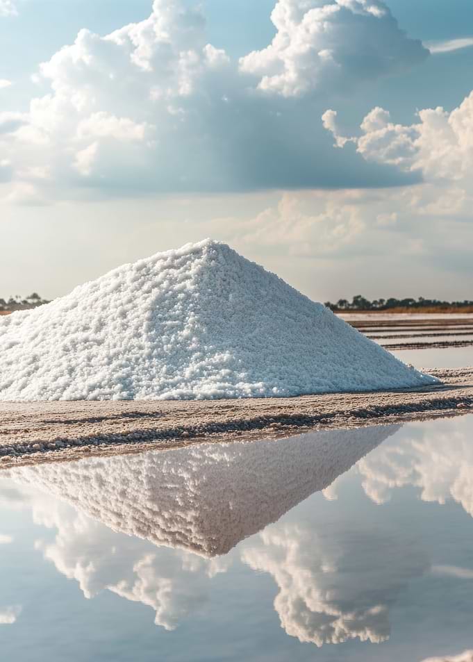 Salt Pile Reflection