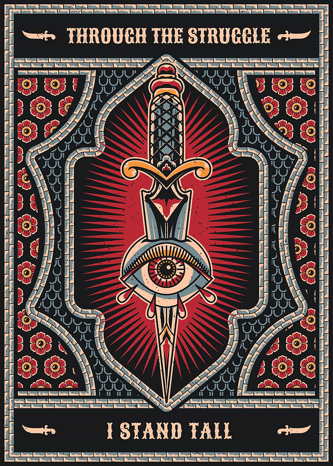 Eye & Dagger Tattoo