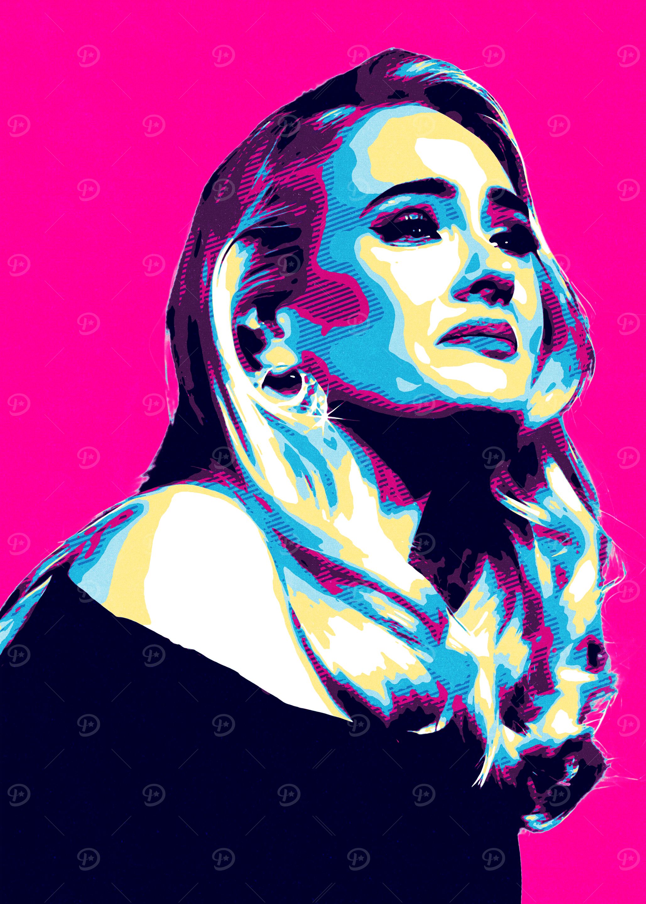 Adele Pop Art Portrait