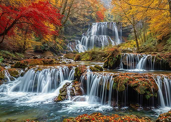 Autumn Waterfall
