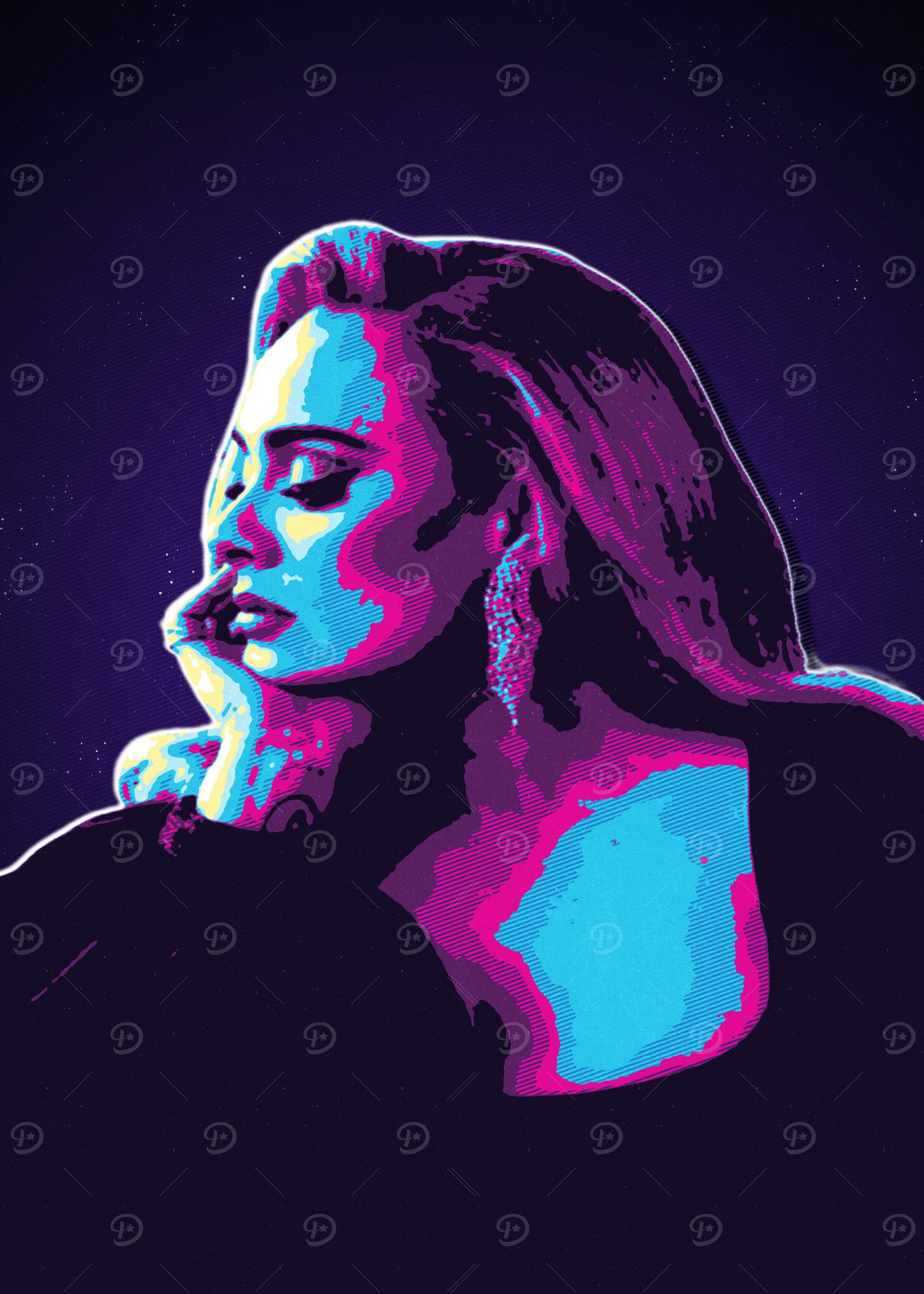 Adele Retro Pop Art