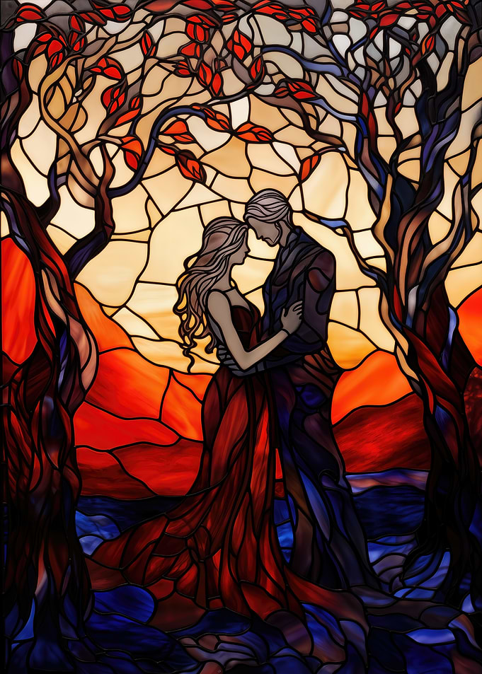 Stained Glass Couple