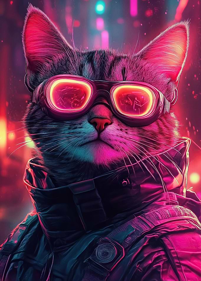 Cyberpunk Cat