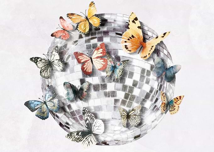 Disco Ball Butterflies