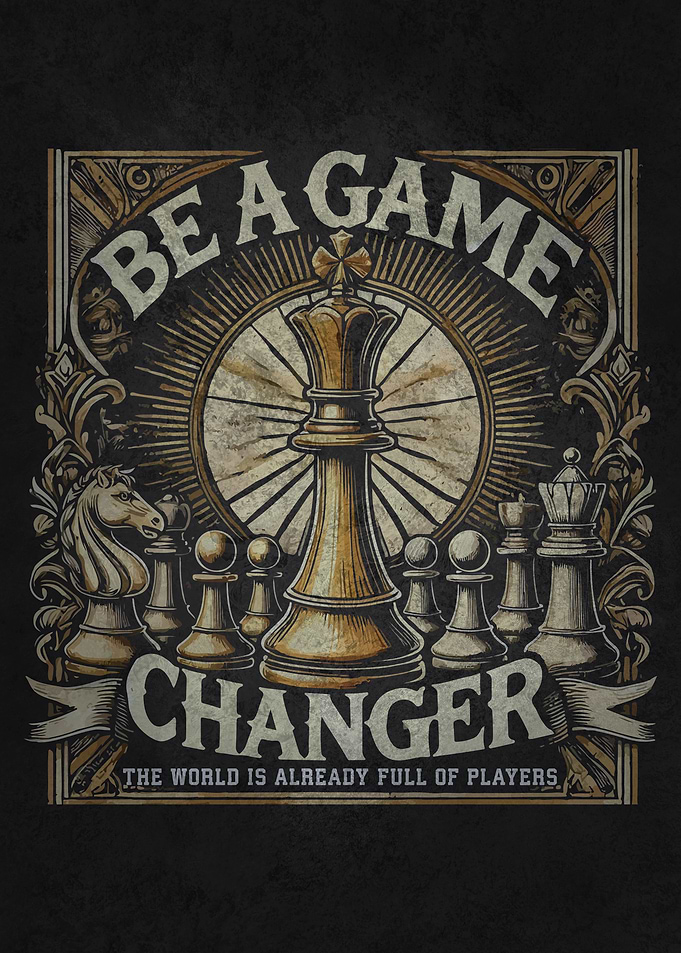 Be a Game Changer - Chess Motivation