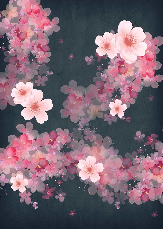 Cherry Blossom Stream V