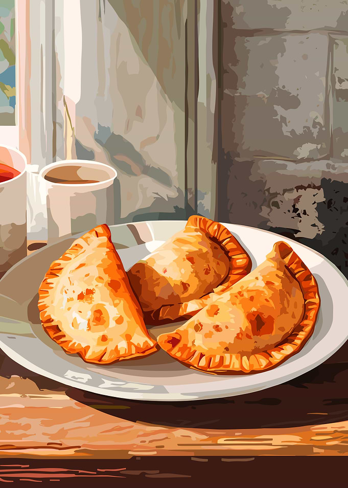 Empanadas on a Plate