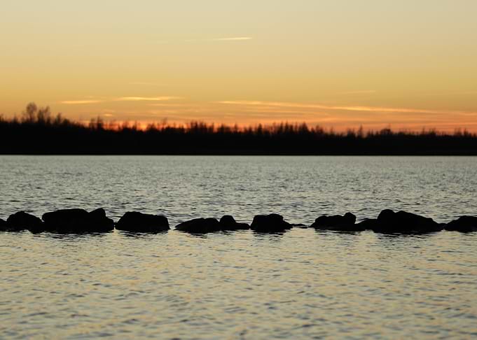 Sunset Over Water
