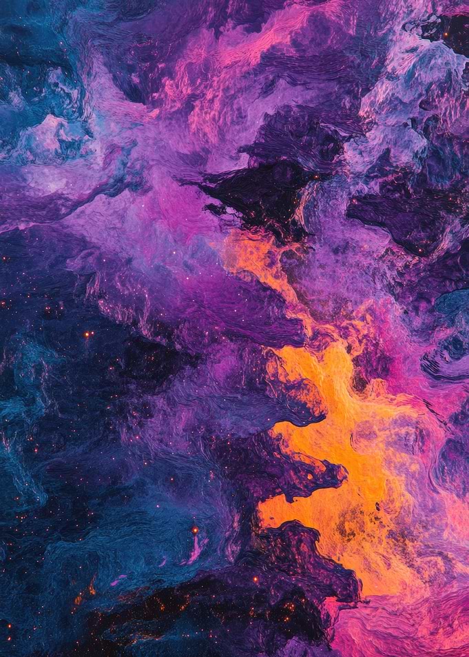 Abstract Nebula Painting