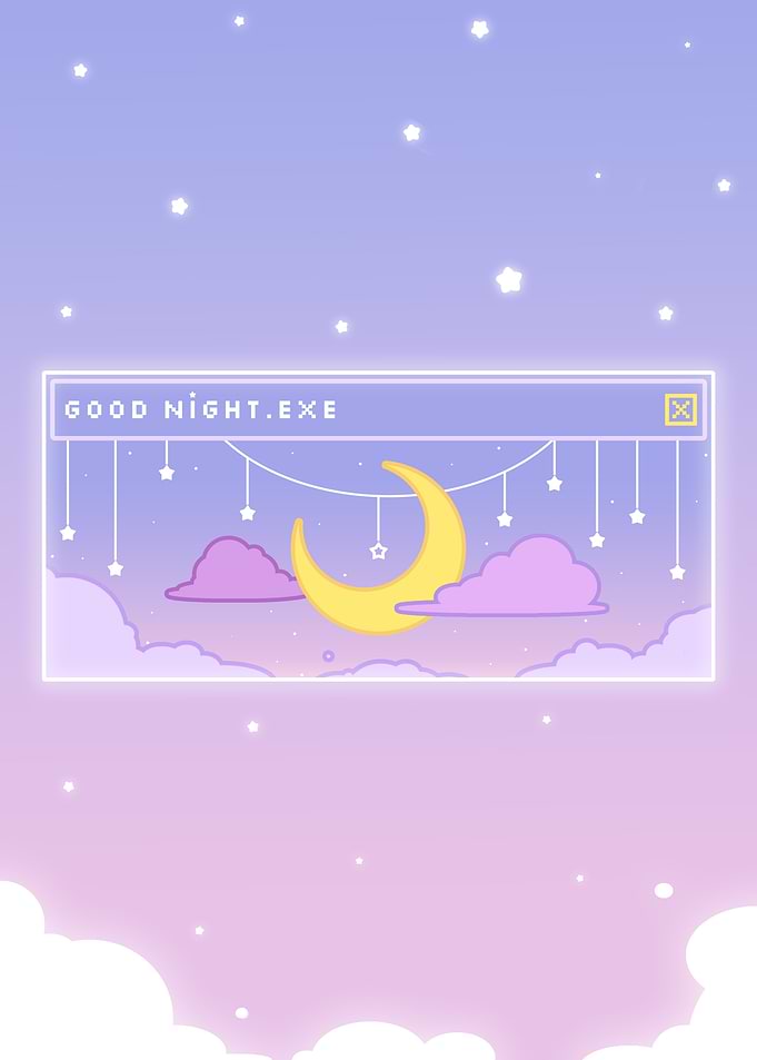 Good Night.exe pop up window