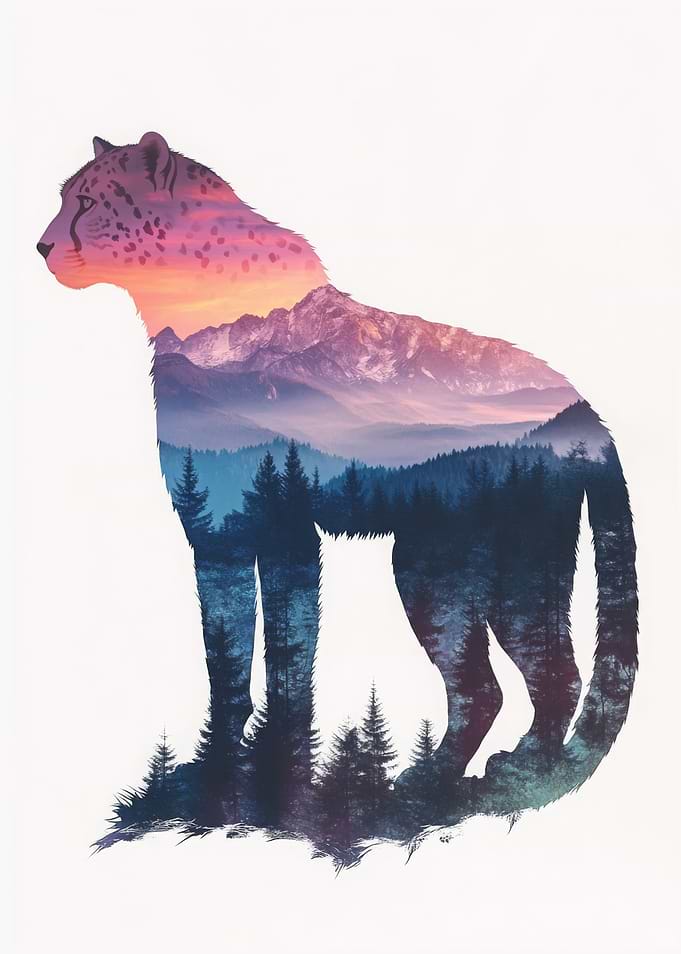 Cheetah Mountain Landscape