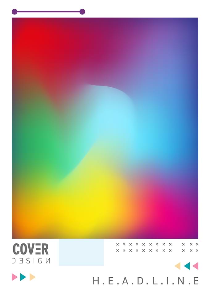 Abstract Gradient Cover Design