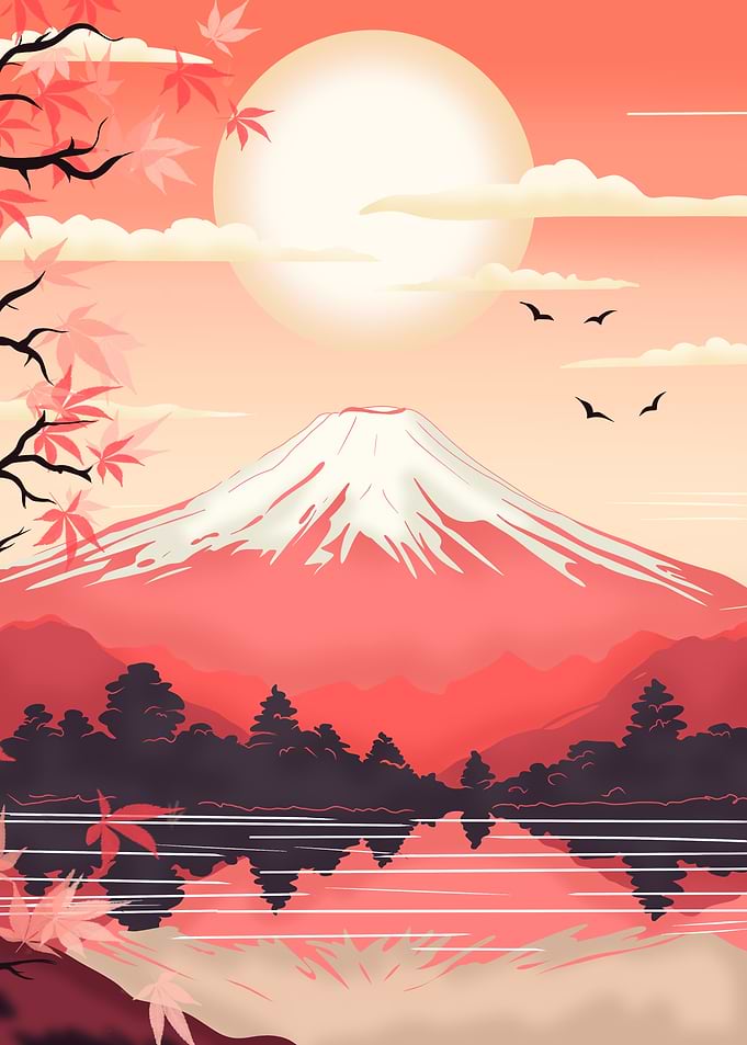 Mount Fuji Sunset