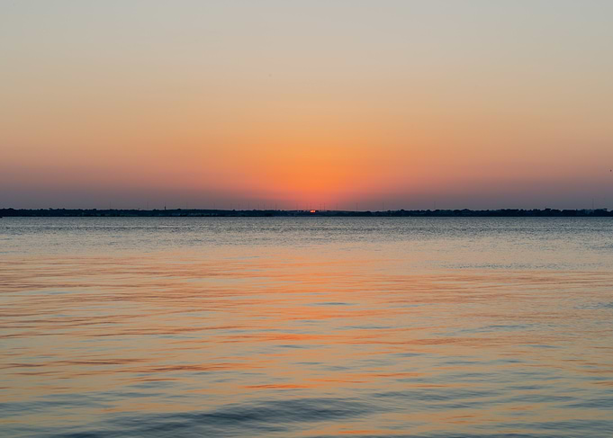 Sunset Over Water