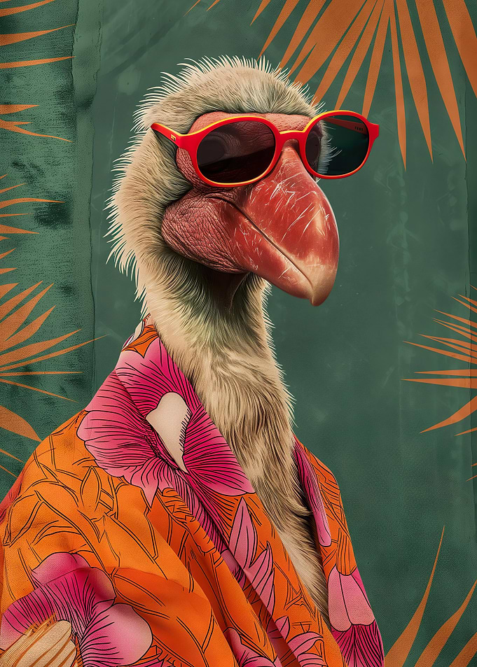 Bird in Sunglasses
