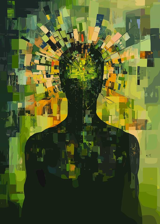 Abstract Digital Figure