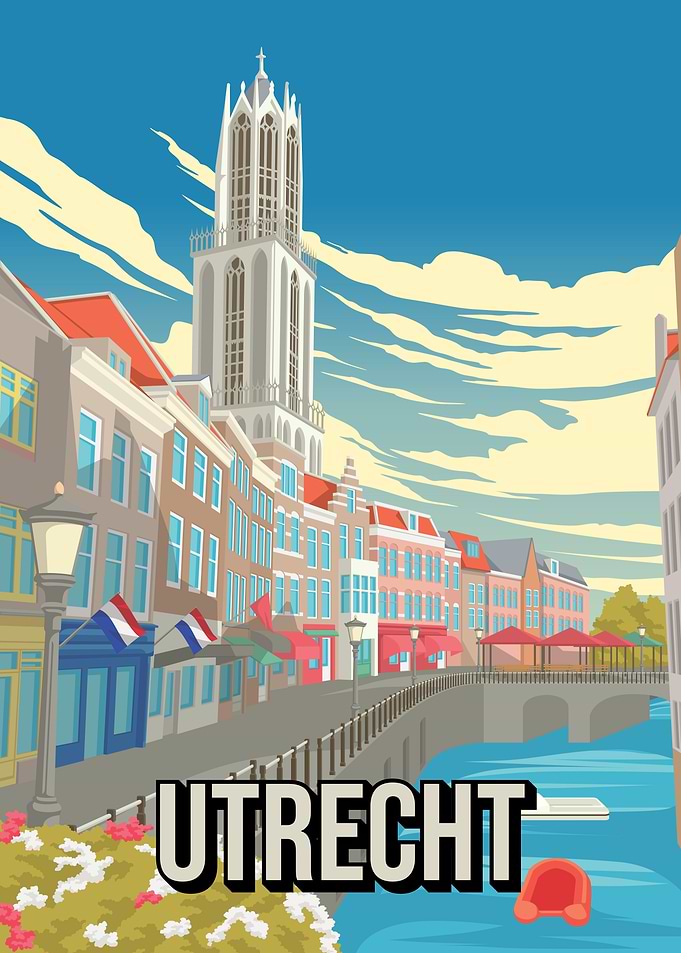 Utrecht Netherlands Cityscape Skyline