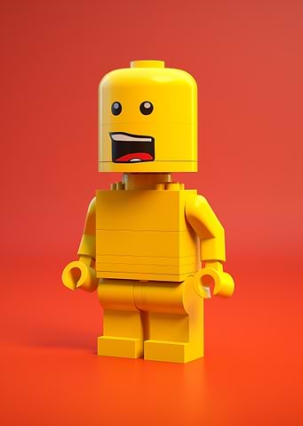 Yellow Lego Minifigure