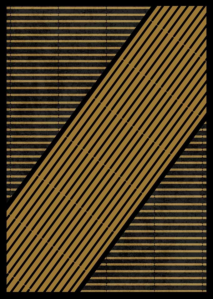 Gold and Black Stripes