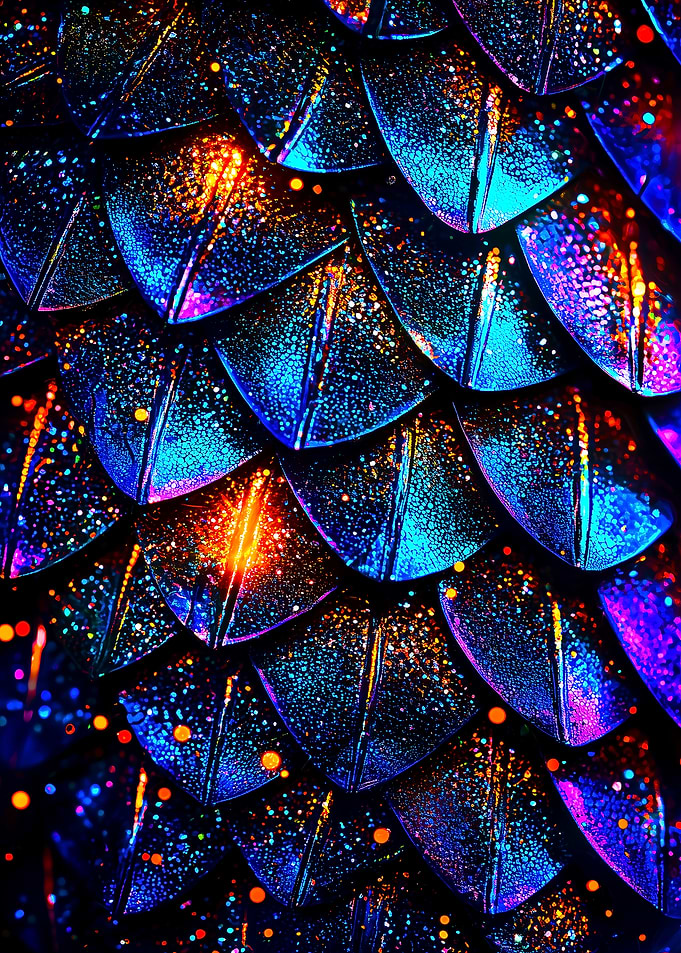 Iridescent Dragon Scales
