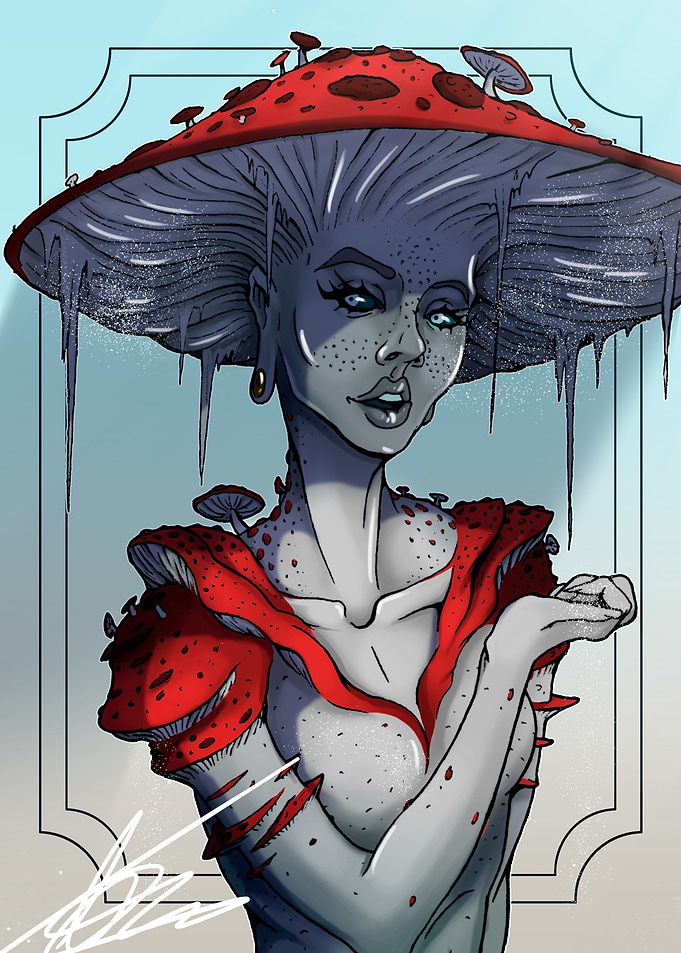 Mushroom Mymph Red