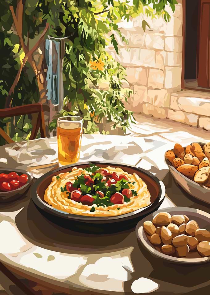 Mediterranean Table Setting