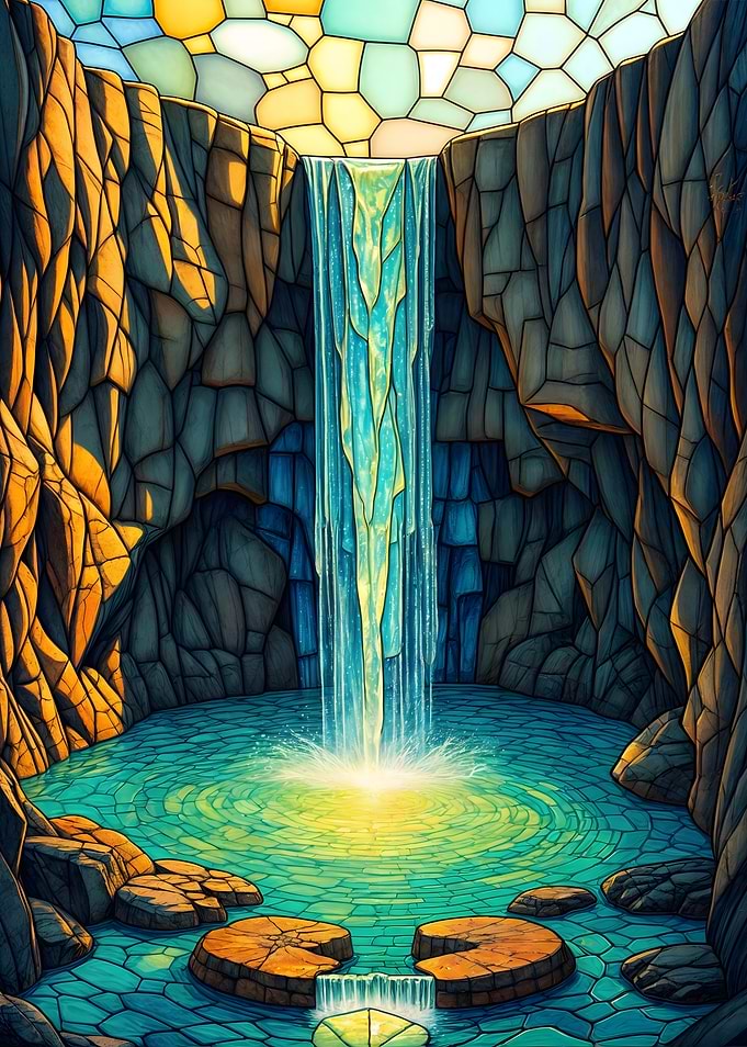 Celestial Waterfall Sanctuary
