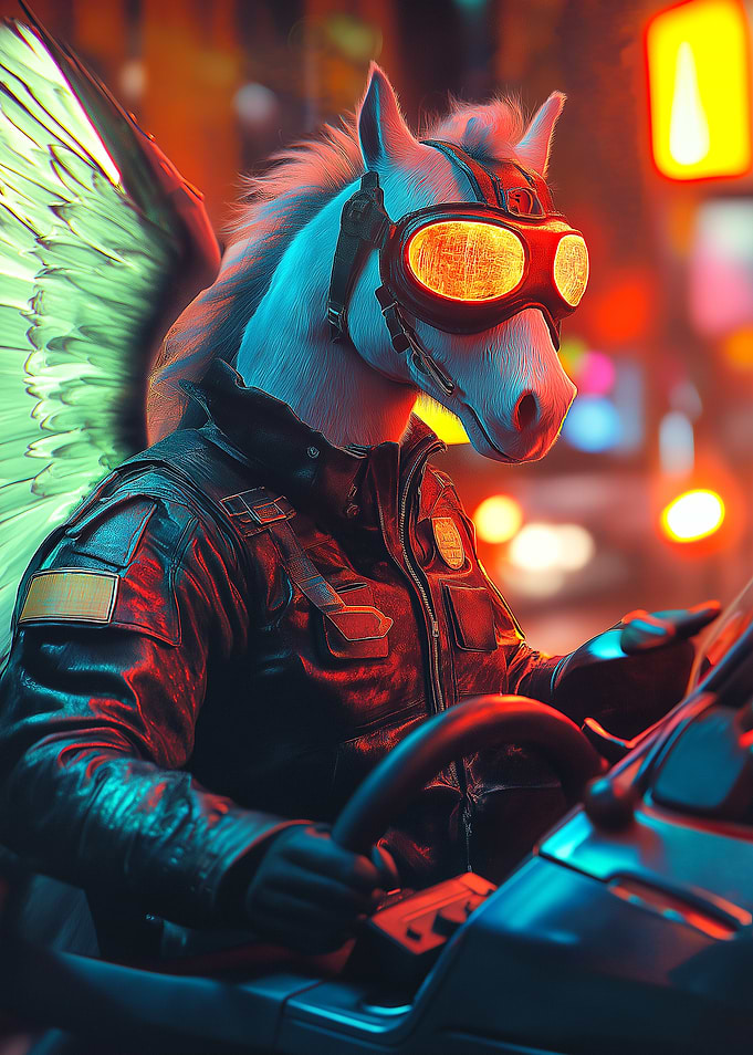 Cyberpunk Pegasus Driver