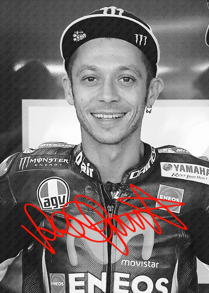 Valentino Rossi Autograph