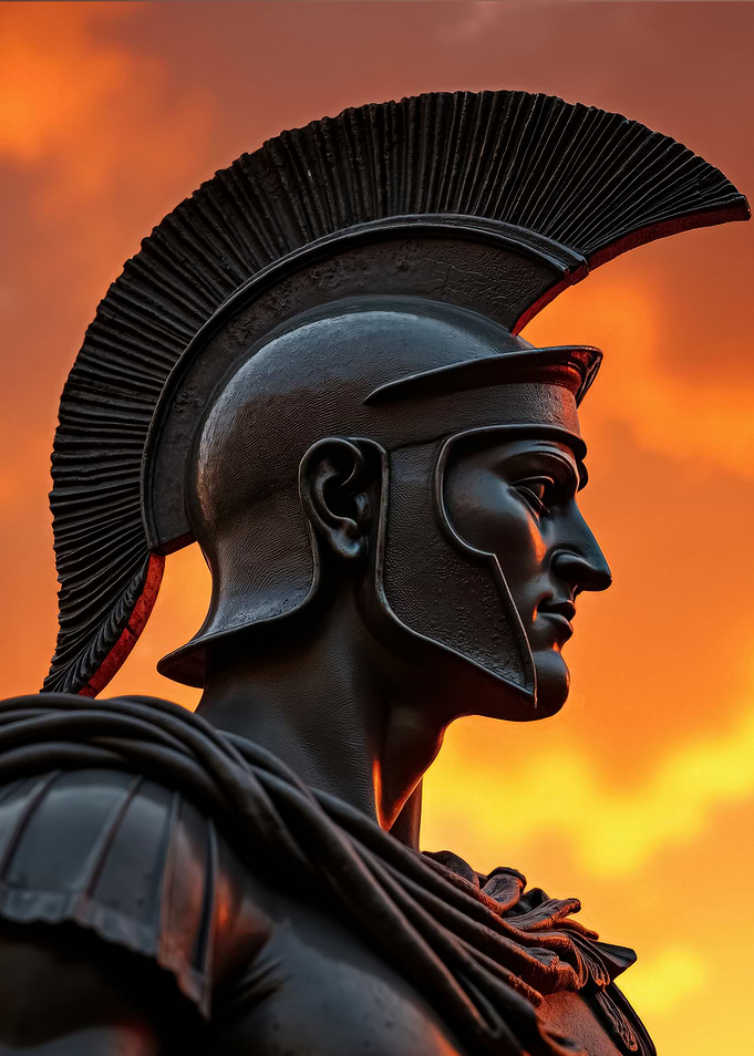 Roman Warrior Statue