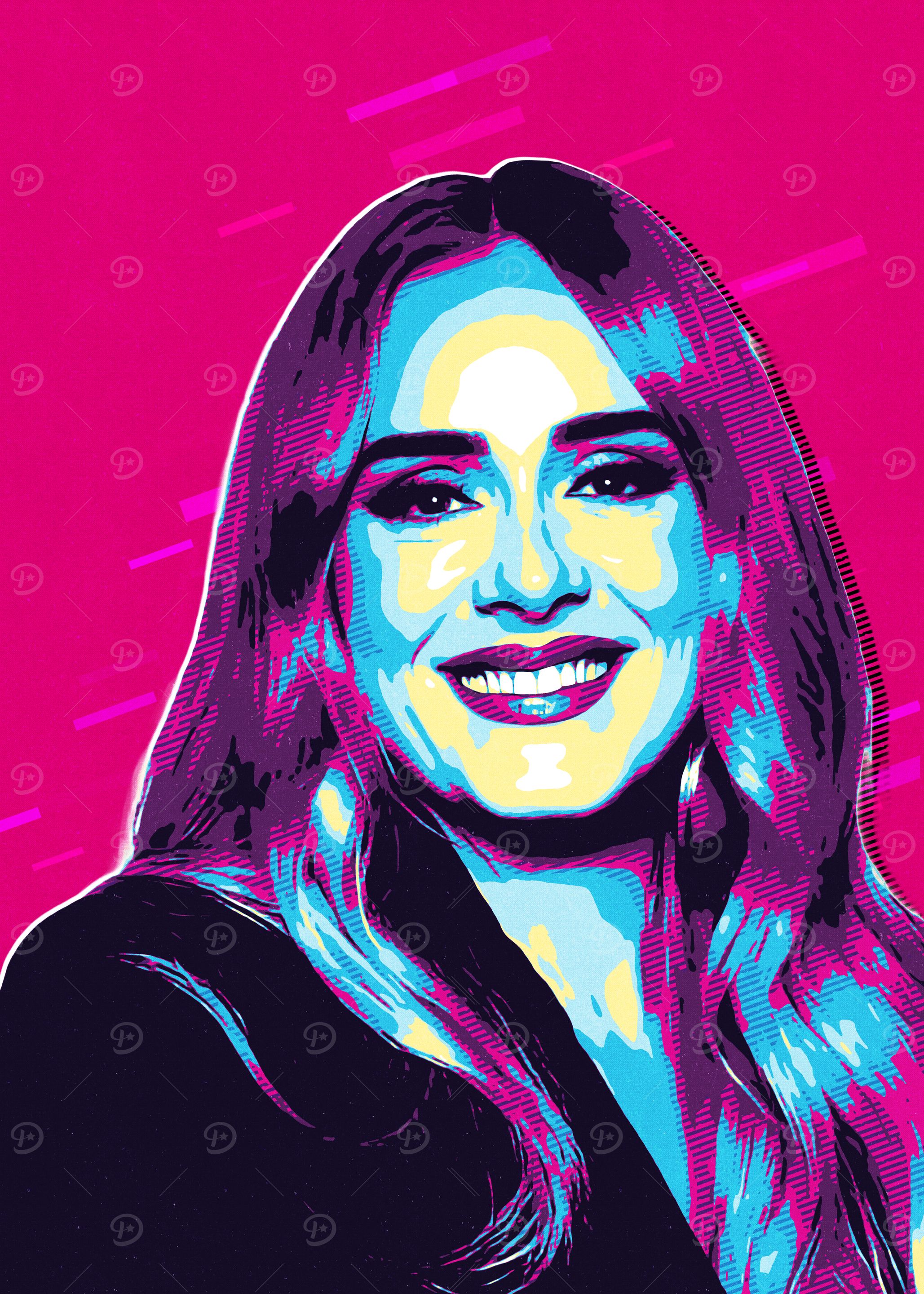 Adele Pop Art Portrait