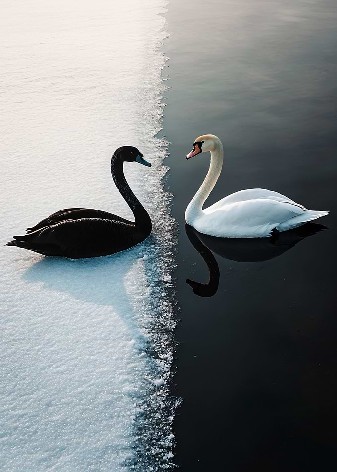 Black and White Swans