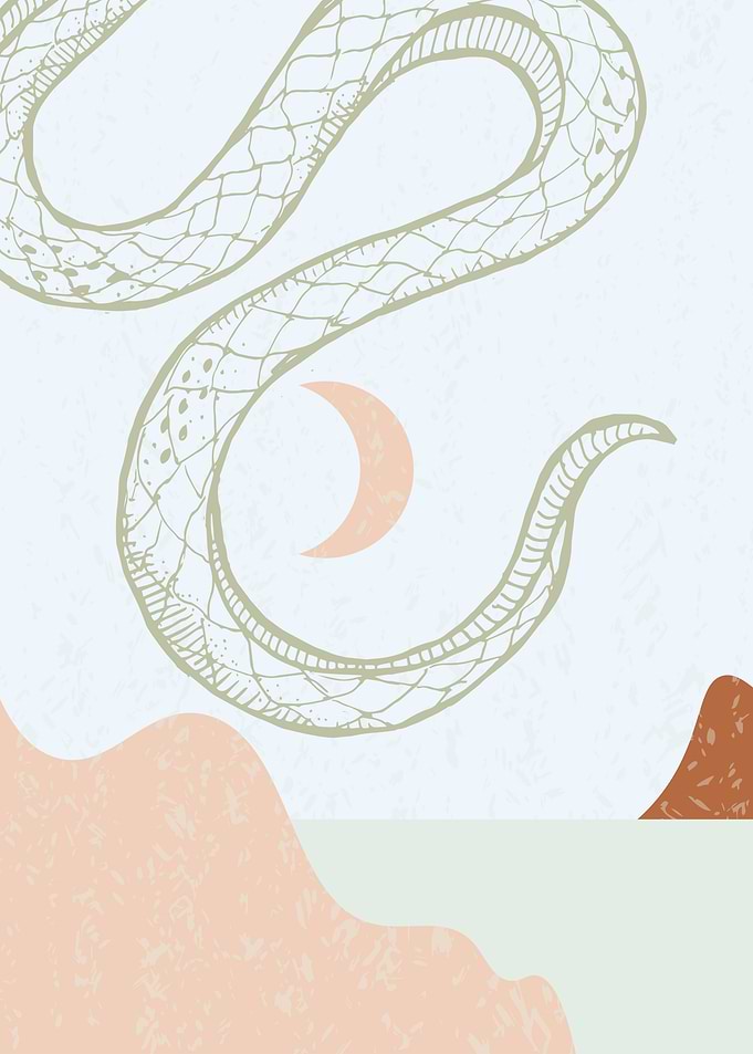 Snake Over the Moon