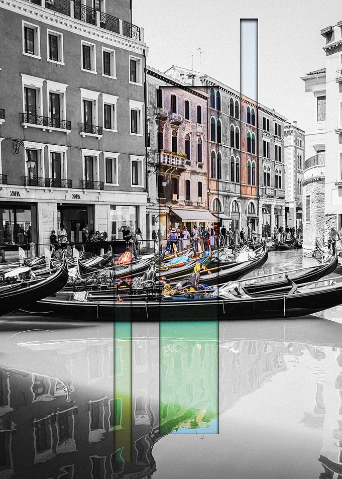 Gondolas in Venice