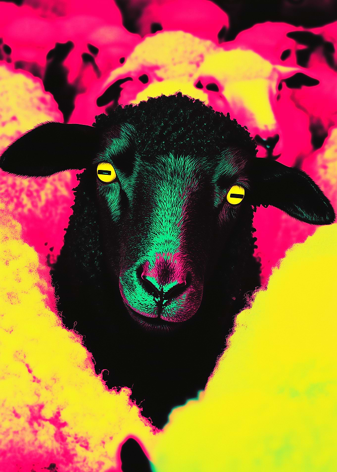 Black Sheep in Neon