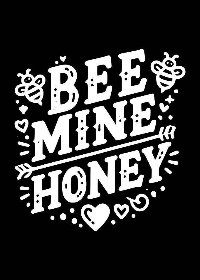 Bee Mine Honey Graphic