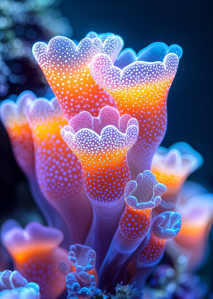 Colorful Sea Anemones