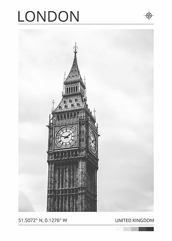 London Big Ben Clock Tower