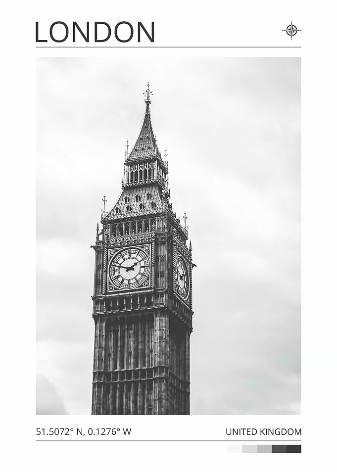 London Big Ben Clock Tower