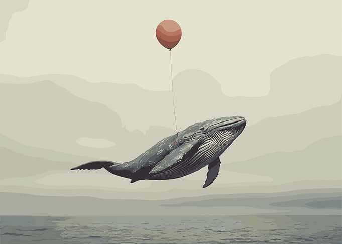 Whale with Balloon