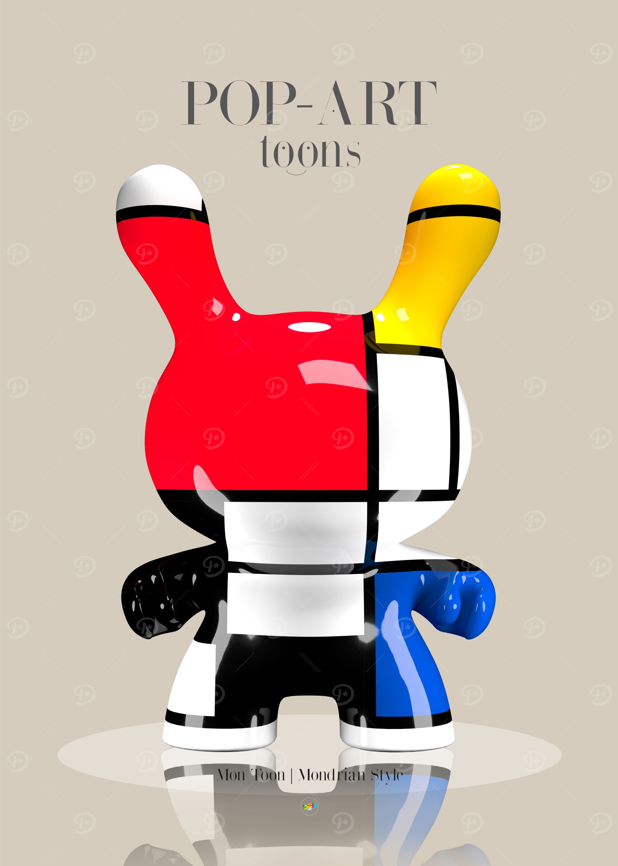 Mon Toon | Mondrian Style