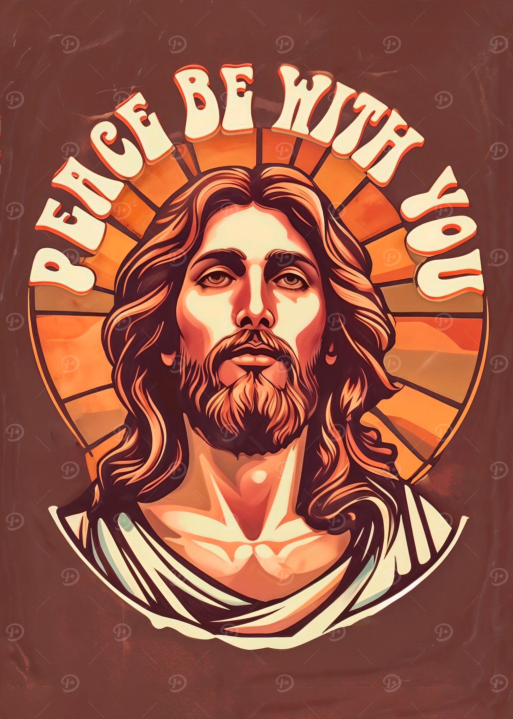Peace Be With You Jesus Poster