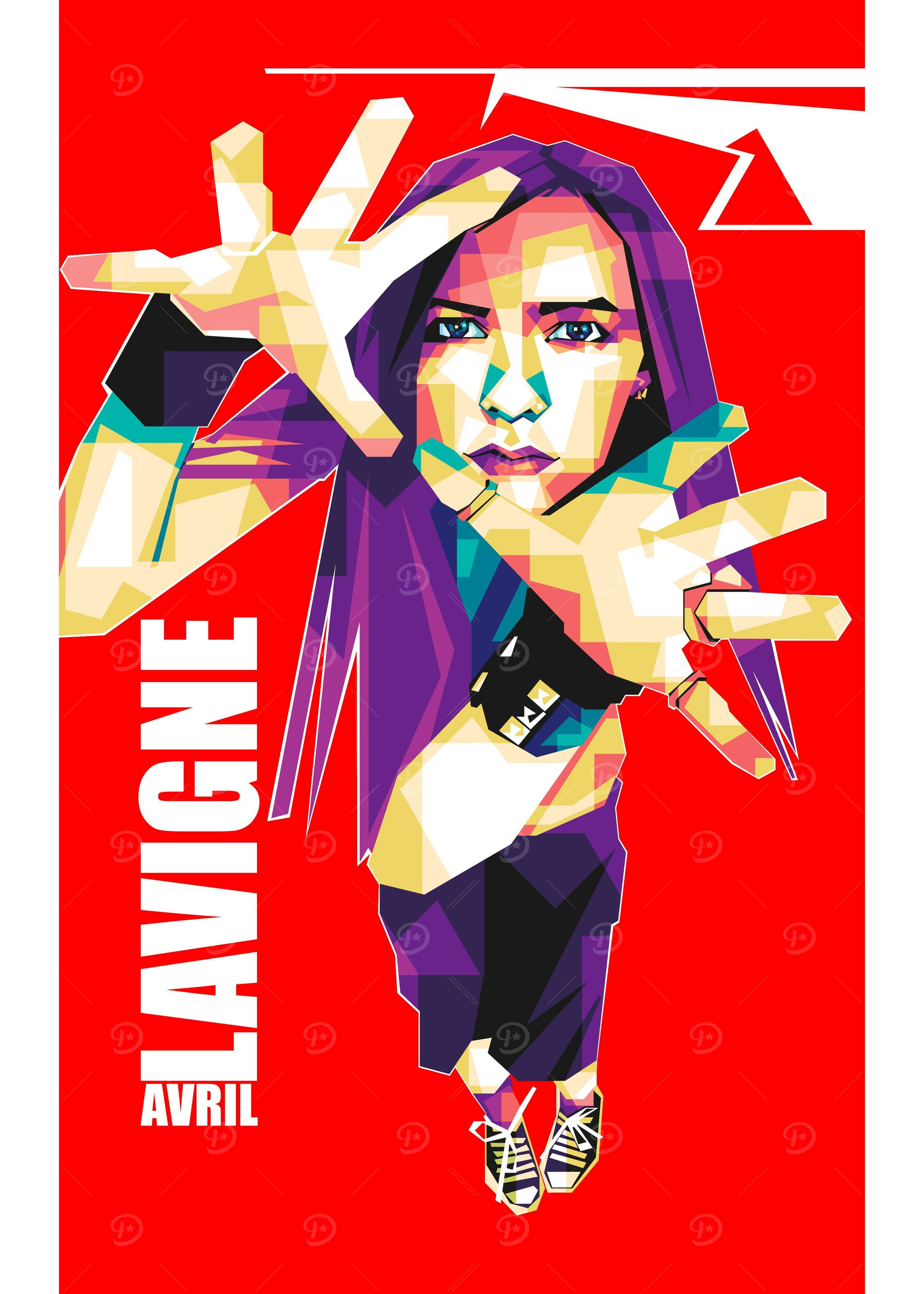 A Lavigne Pop Art