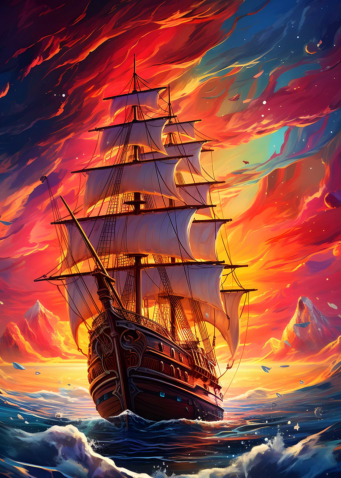 Sailing into Sunset