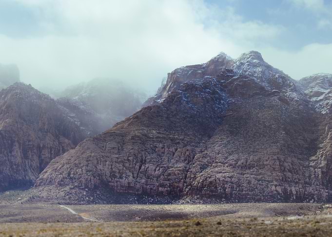 Snowy Mountain Range