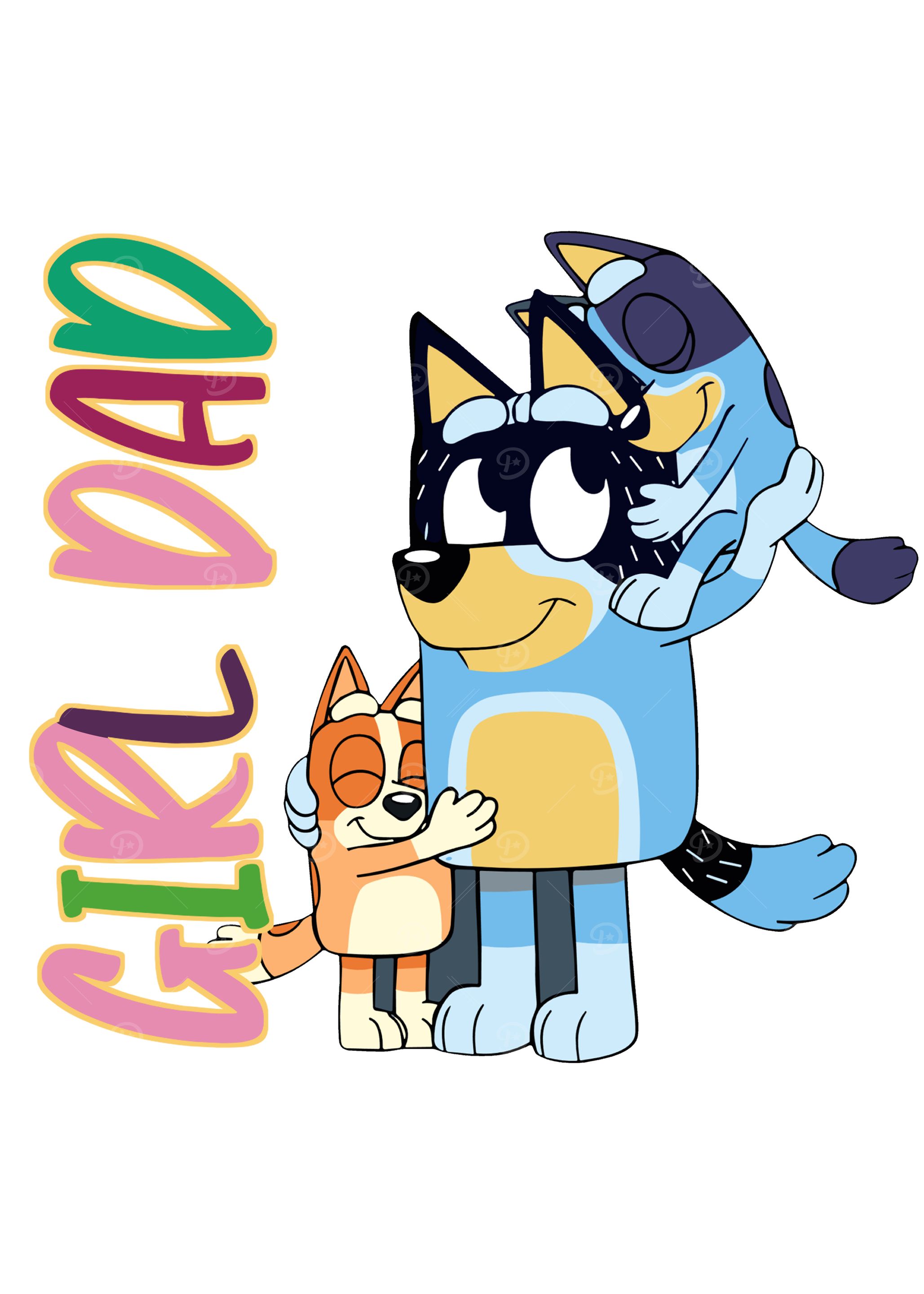 Bluey and Bingo Hug
