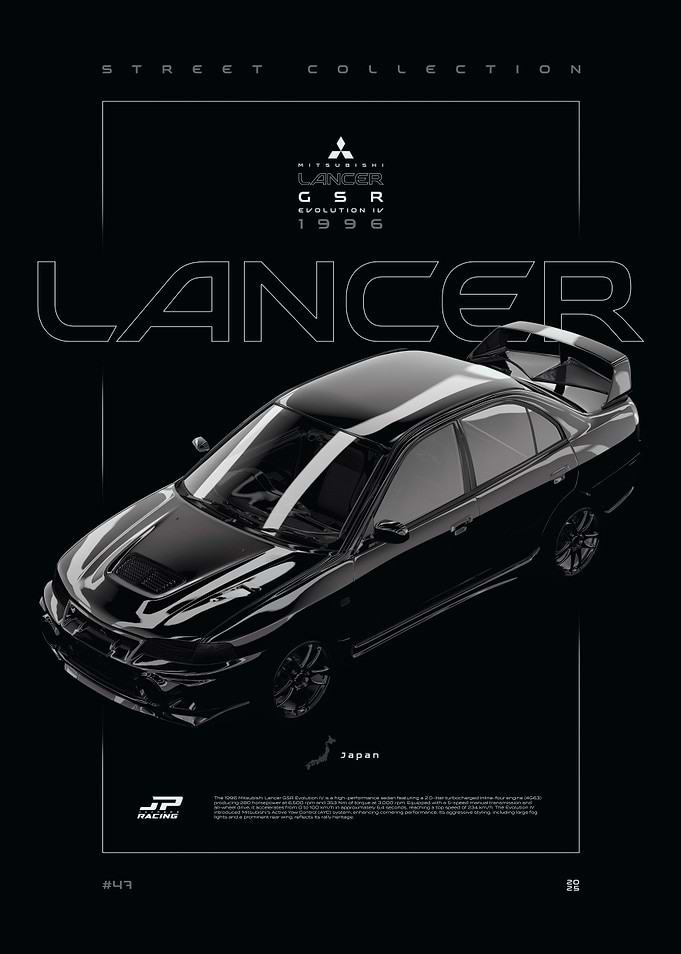 Mitsubishi Lancer GSR Evolution IV 1996