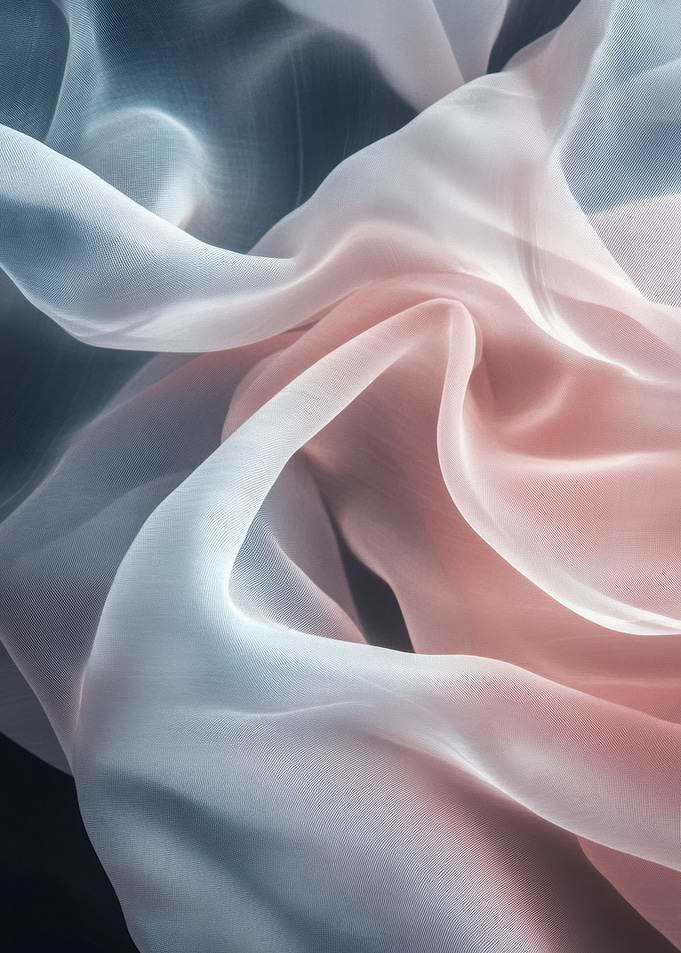 Soft Blue and Pink Fabric